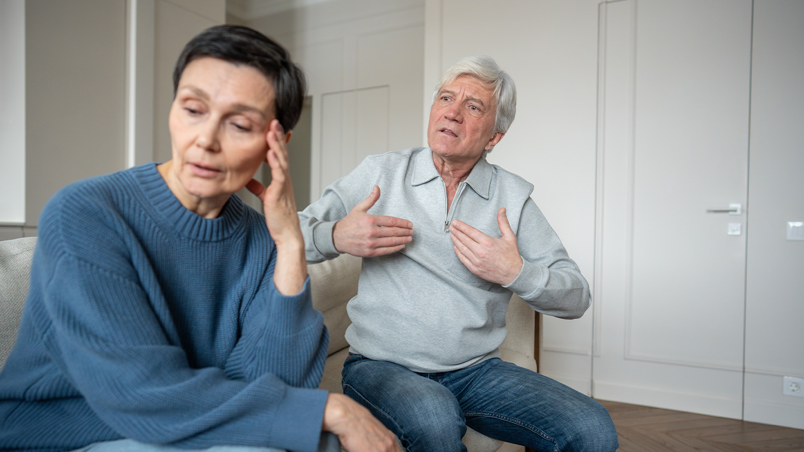 Stressed Family Caregiver